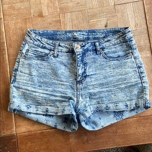 Mossimo high rise jean shorts